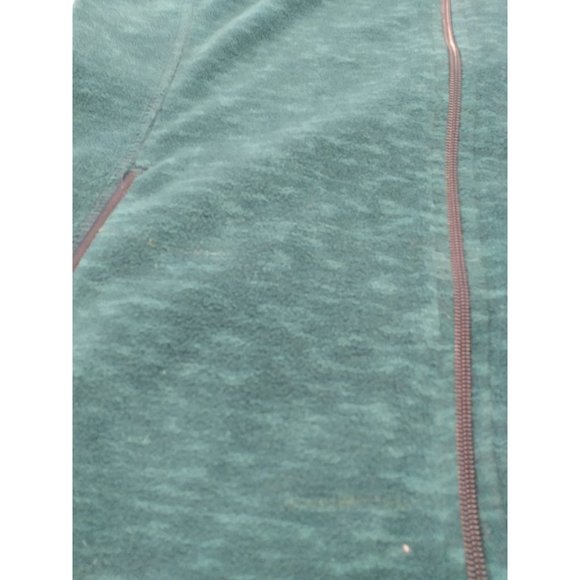 Women's OLD NAVY Teal Poly 2 Pocket Zip-Up Vest Size MEDIUM - Picture 4 of 4